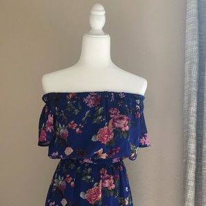 Kayleigh Floral off-the-shoulder Maxi Dress